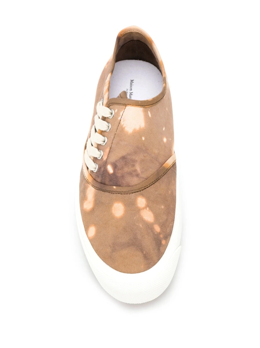 Sneakers Maison Margiela maro din material textil - Img 4