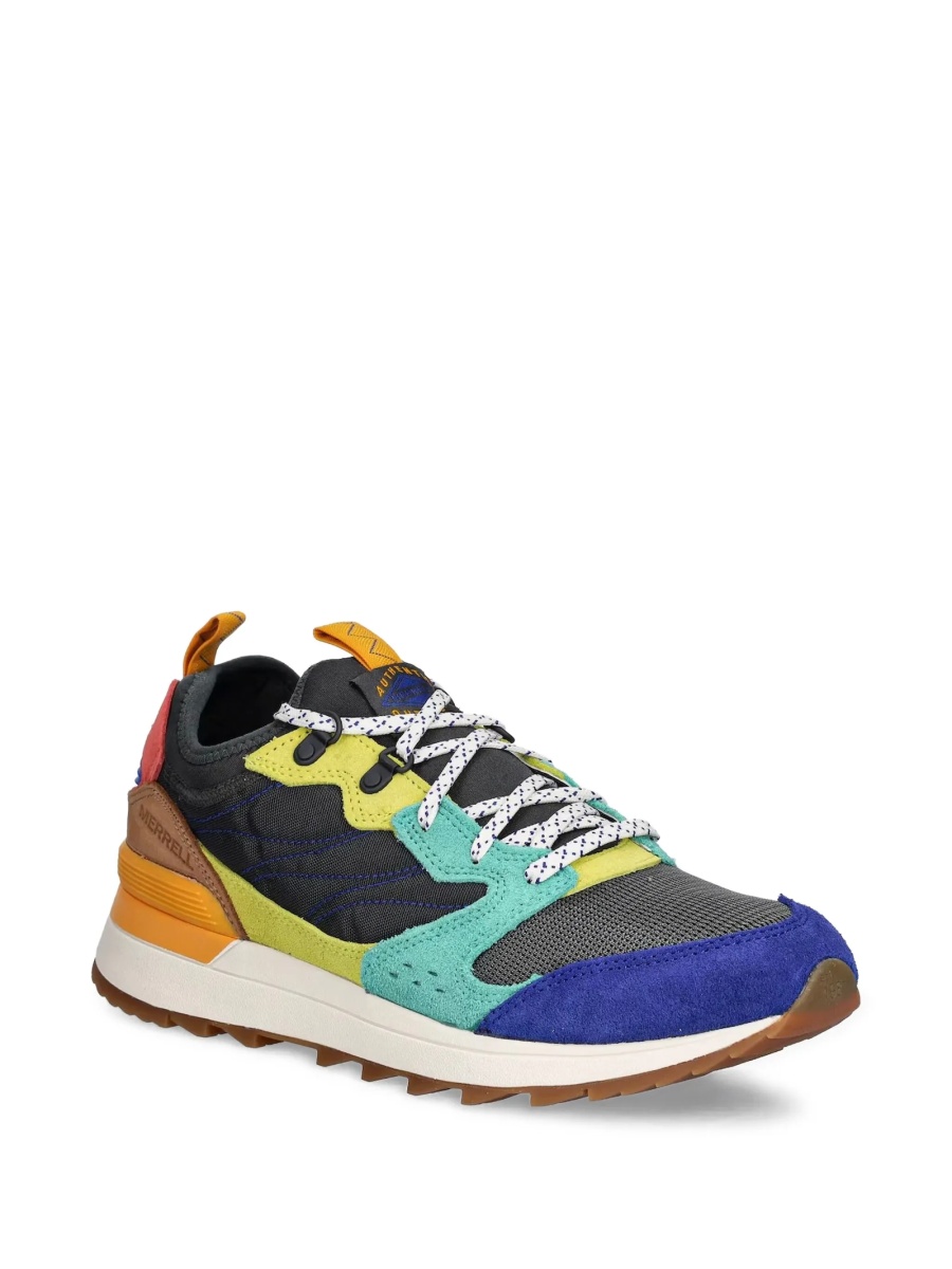 Sneakers Merrell albastri din piele intoarsa si material textil - Img 2