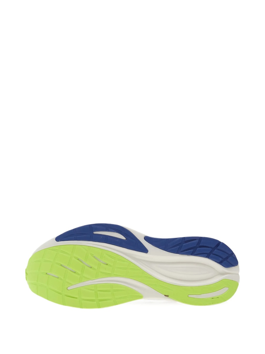 Sneakers Mizuno albi din material textil - Img 4