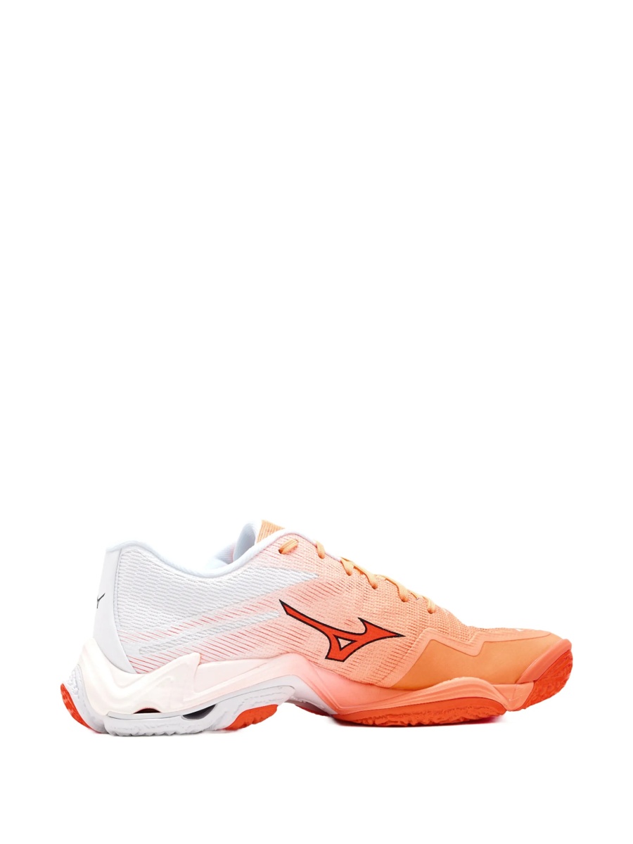Sneakers Mizuno portocalii din poliuretan si material textil - Img 2