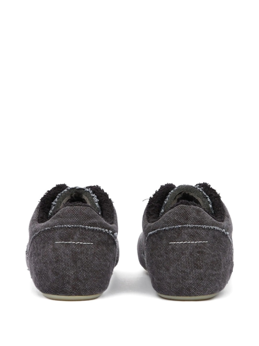 Sneakers MM6 Maison Margiela gri din bumbac - Img 3