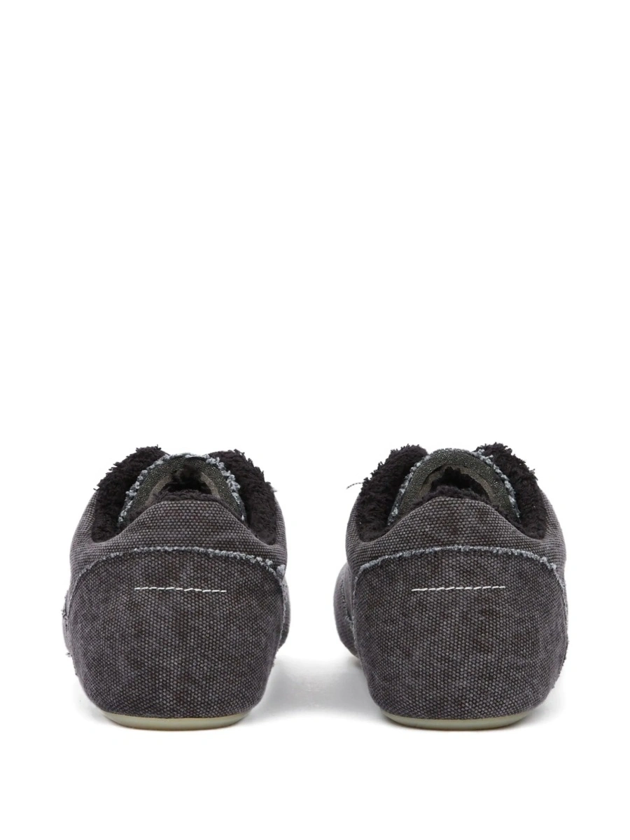 Sneakers MM6 Maison Margiela gri din bumbac - Img 3