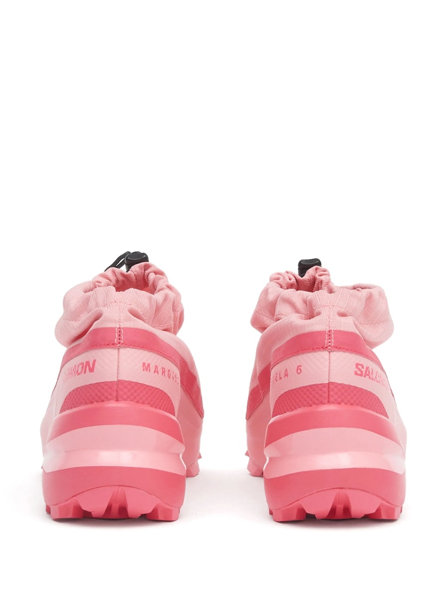 Sneakers MM6 Maison Margiela roz din poliuretan si material textil - Img 3