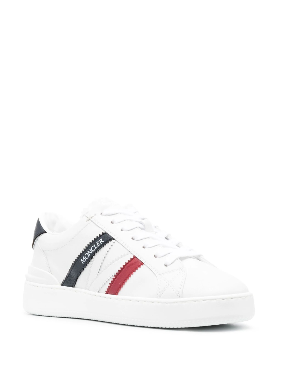 Sneakers Moncler albi din poliamida - Img 2