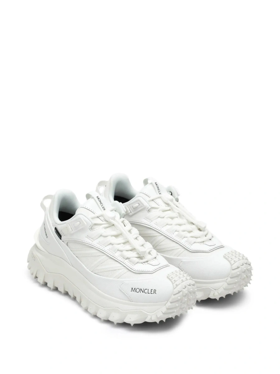 Sneakers Moncler 'Trailgrip' albi din piele - Img 5
