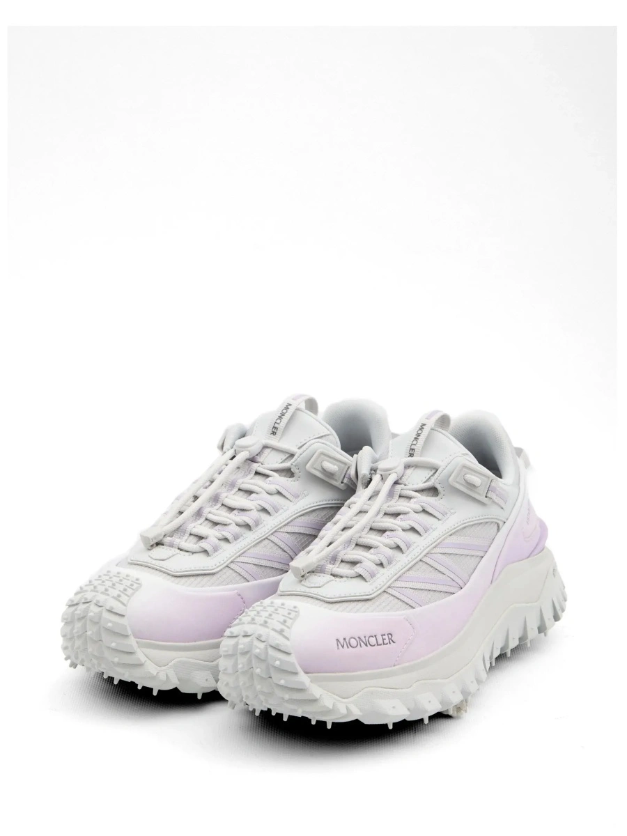 Sneakers Moncler 'Trailgrip' gri din piele - Img 5