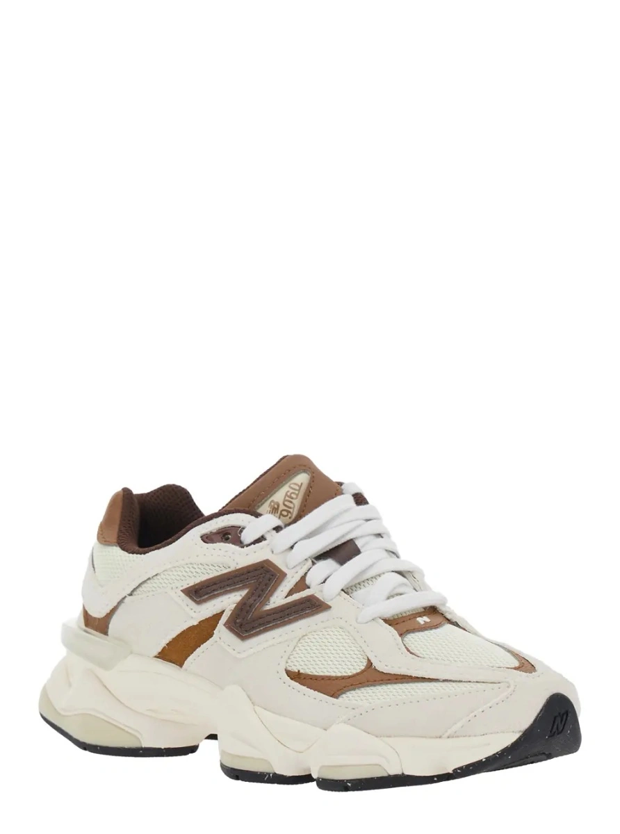 Sneakers New Balance '9060' maro din piele si material textil - Img 2