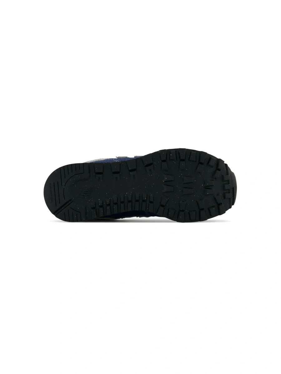 Sneakers New Balance albastri din piele si material textil - Img 6