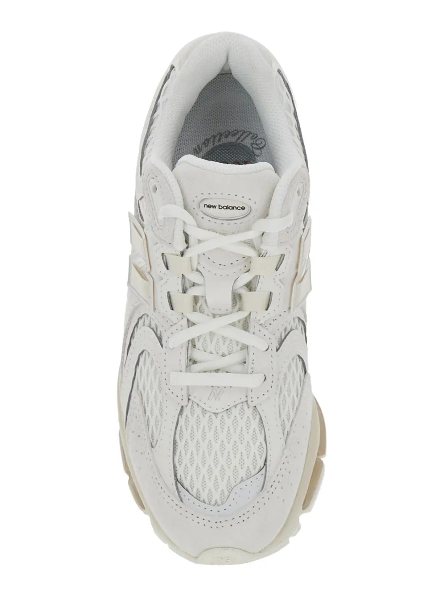Sneakers New Balance albi din piele si material textil 'U1954' - Img 4