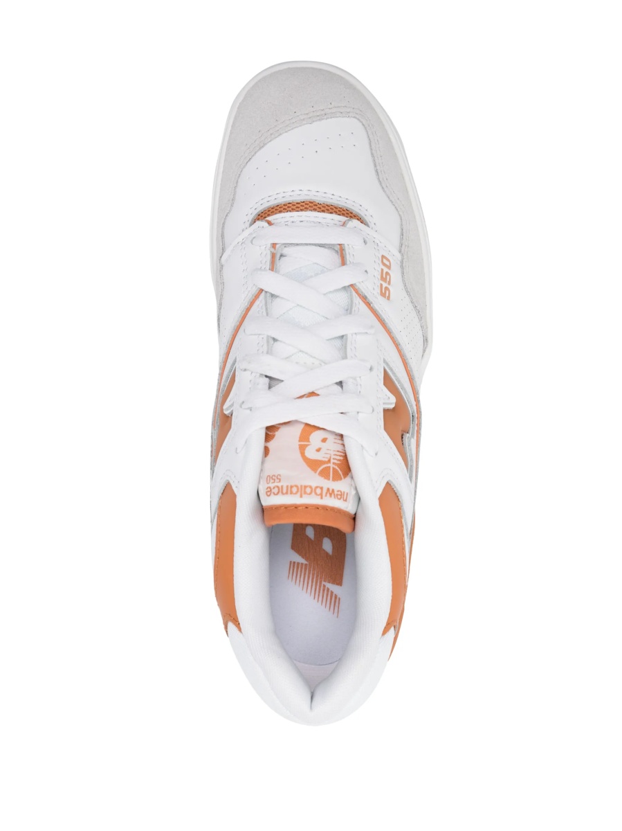 Sneakers New Balance albi din piele - Img 4