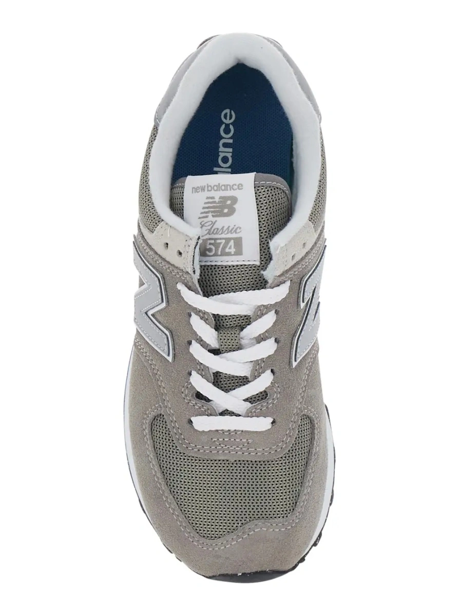 Sneakers New Balance gri din piele si material textil 'Classic' - Img 4