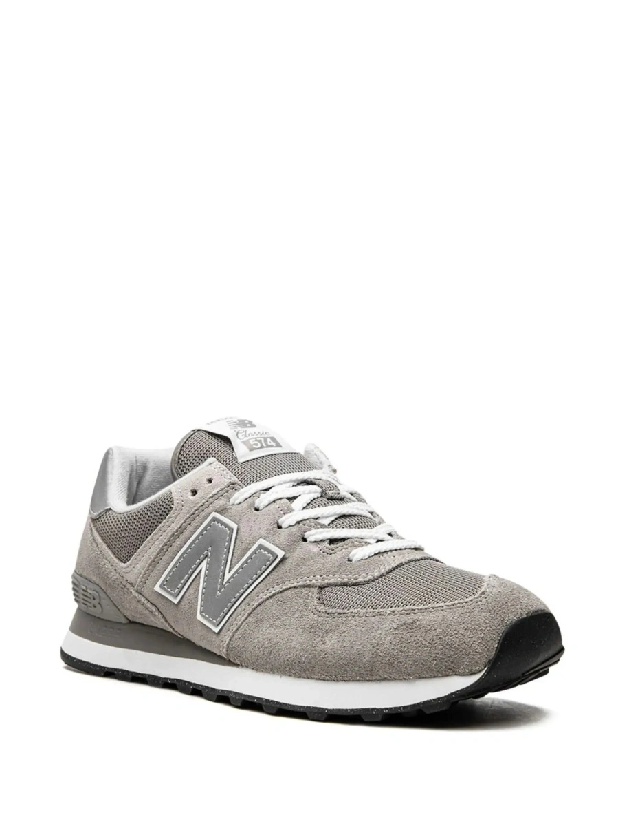 Sneakers New Balance gri din piele si material textil 'Classic' - Img 5