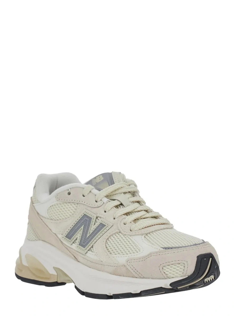 Sneakers New Balance gri din piele si material textil 'U2010' - Img 2