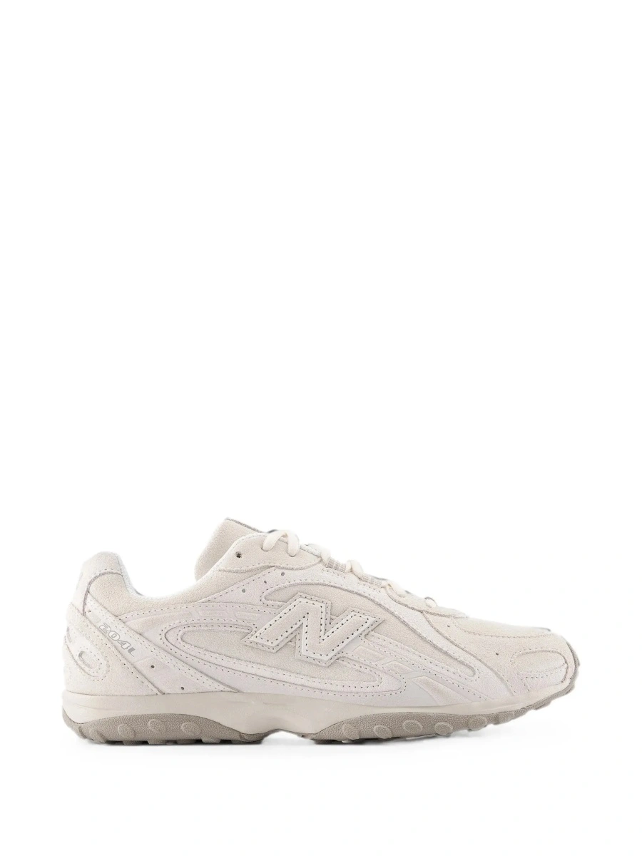 Sneakers New Balance gri din piele si material textil 'U204' - Img 7