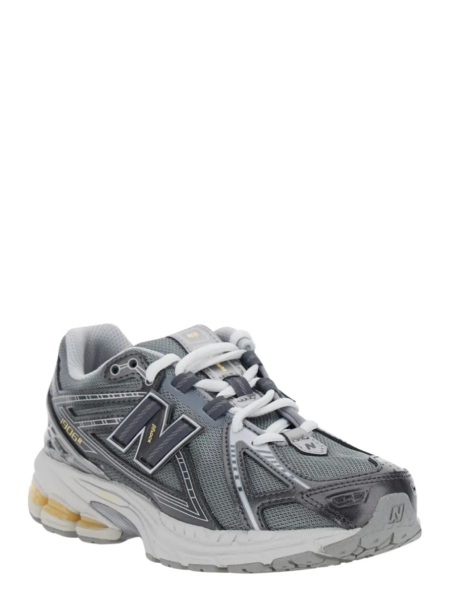 Sneakers New Balance Kids gri din material sintetic - Img 2