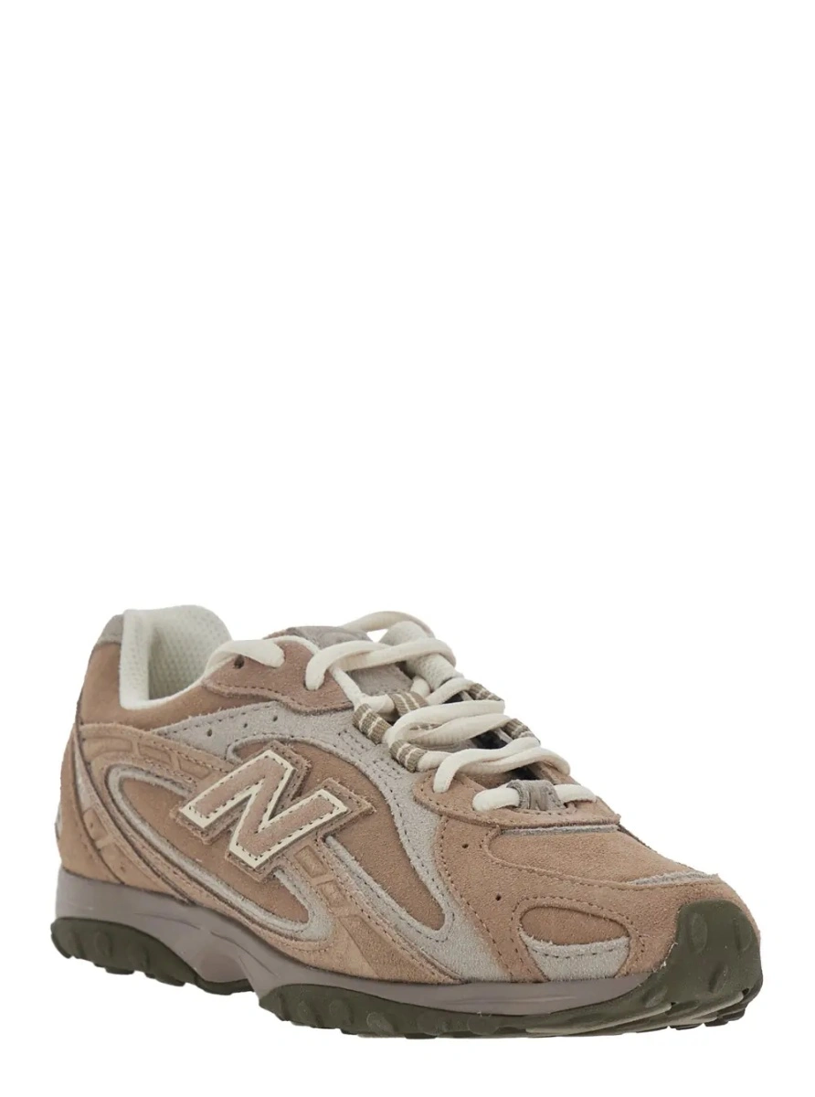 Sneakers New Balance maro din piele si textil - Img 2