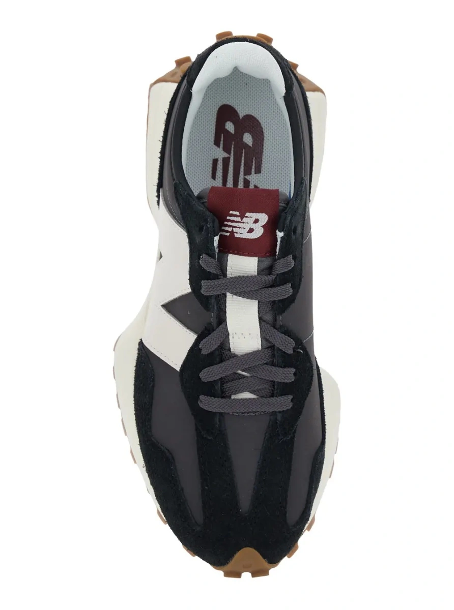 Sneakers New Balance negri din piele intoarsa - Img 4