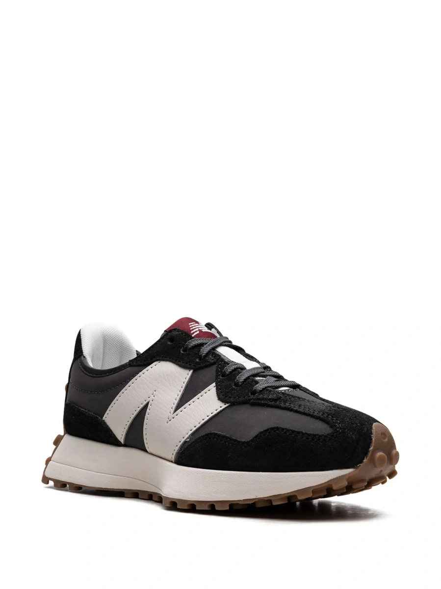 Sneakers New Balance negri din piele intoarsa - Img 5