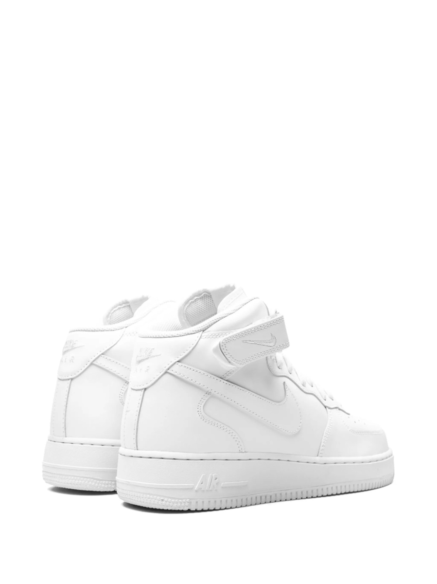Sneakers Nike air force 1 albi din piele - Img 3