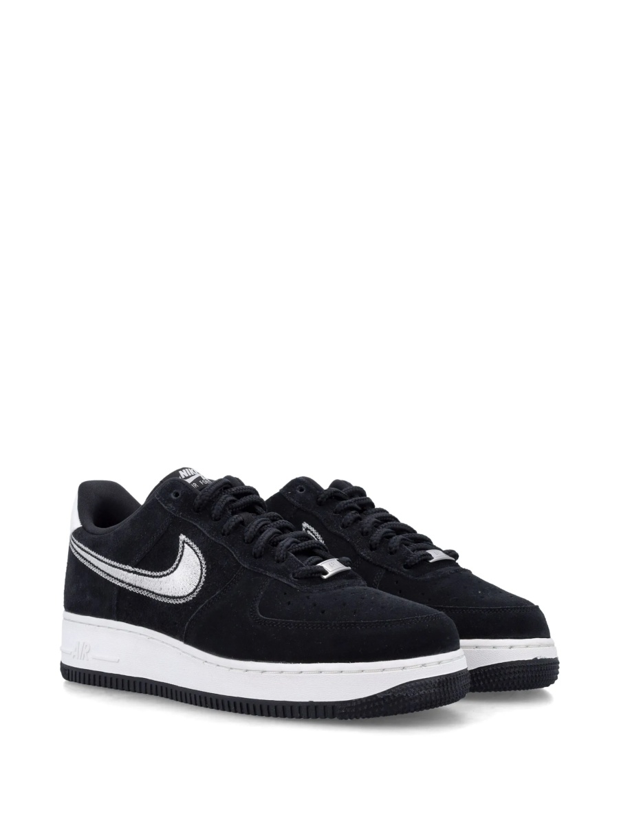 Sneakers Nike air force 1 negri din piele intoarsa - Img 2
