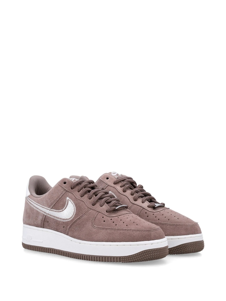 Sneakers Nike air force 1 roz din piele intoarsa - Img 2