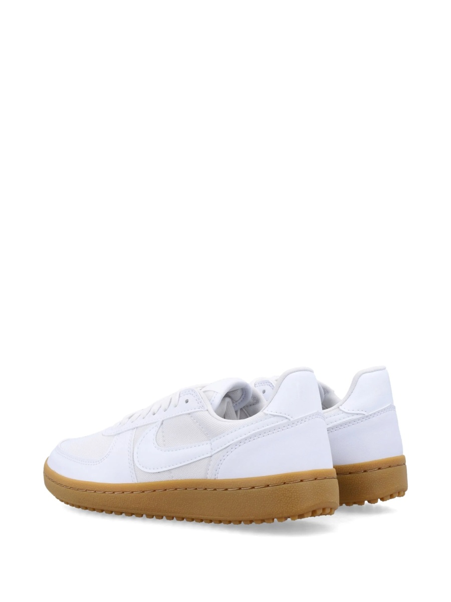 Sneakers Nike albi din material textil si piele - Img 3