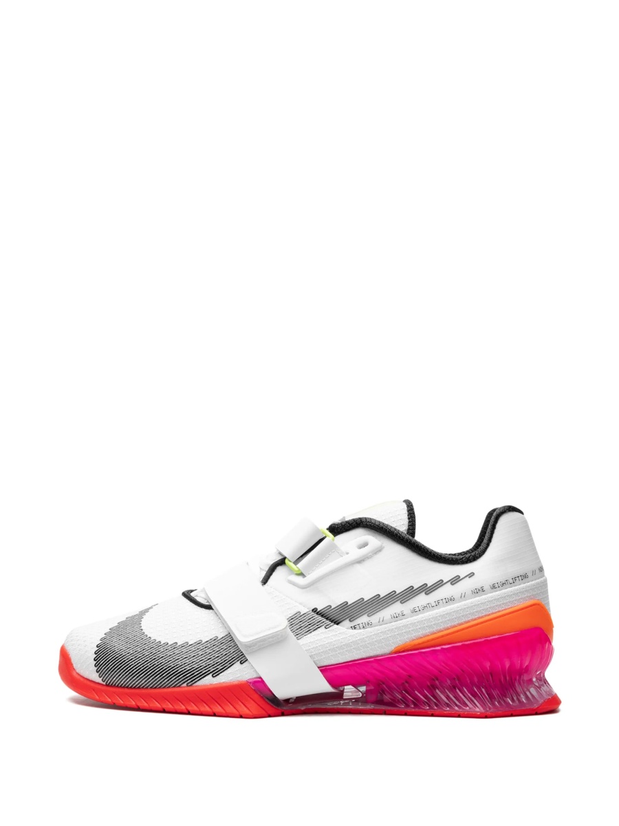 Sneakers Nike albi din material textil - Img 5