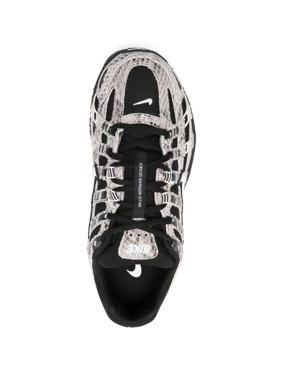 Sneakers Nike gri din material textil si piele intoarsa - Img 4