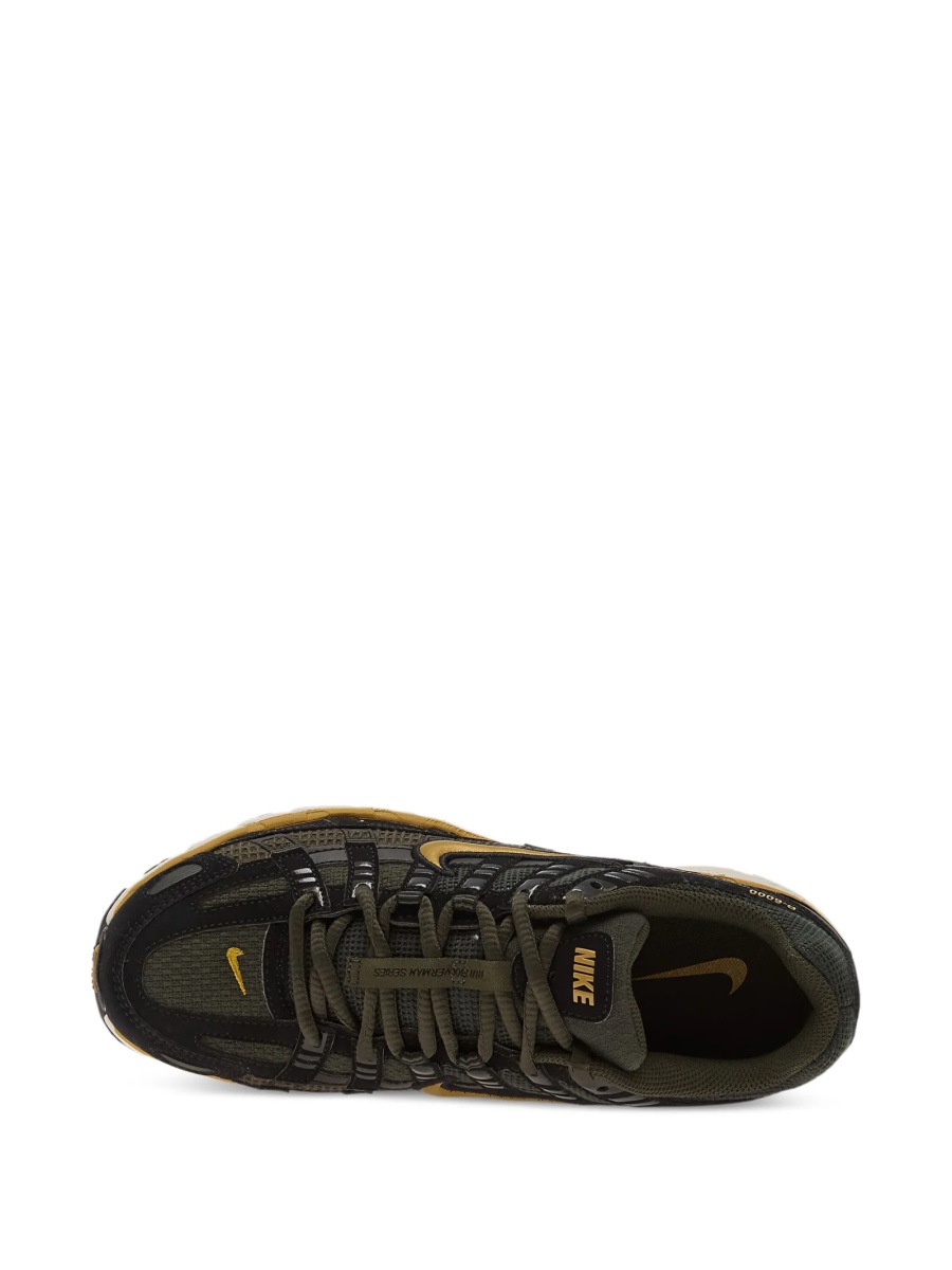 Sneakers Nike negri din material textil si piele eco - Img 4