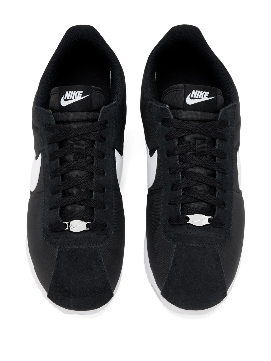 Sneakers Nike negri din piele intoarsa si material textil - Img 2