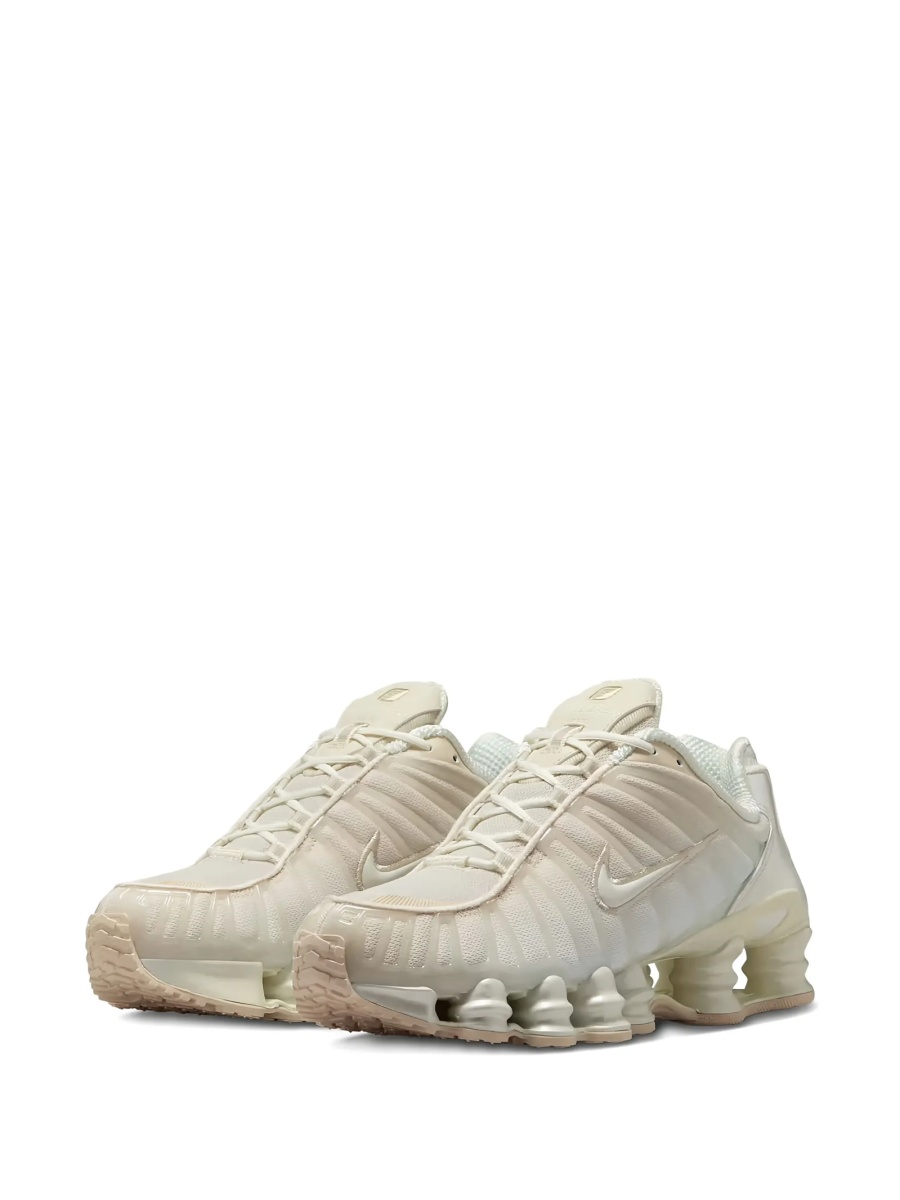 Sneakers Nike shox albi din material textil - Img 2