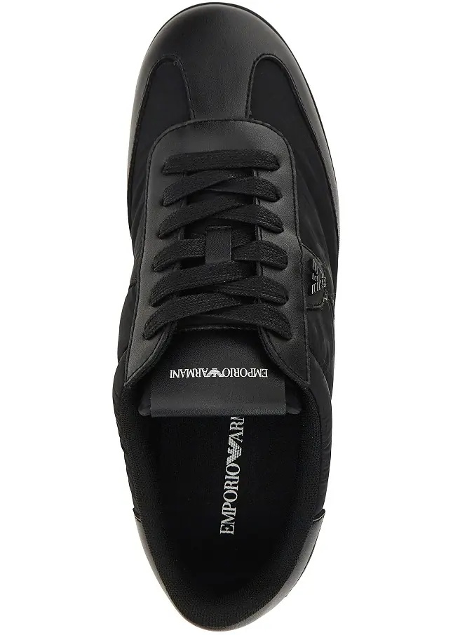 Sneakers Nylon and leather sneakers with Eagle logo - Img 4
