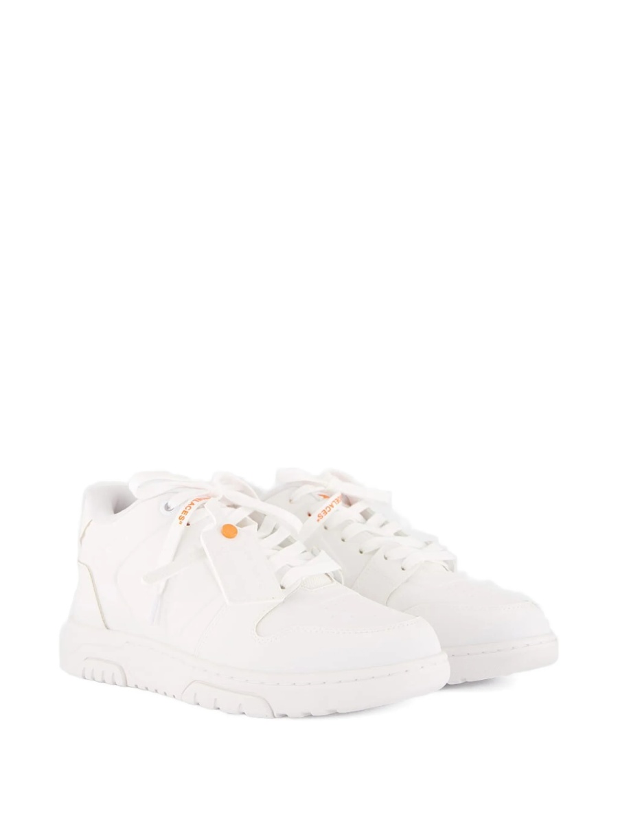 Sneakers Off-White Out of Office albi din tpu si piele - Img 2