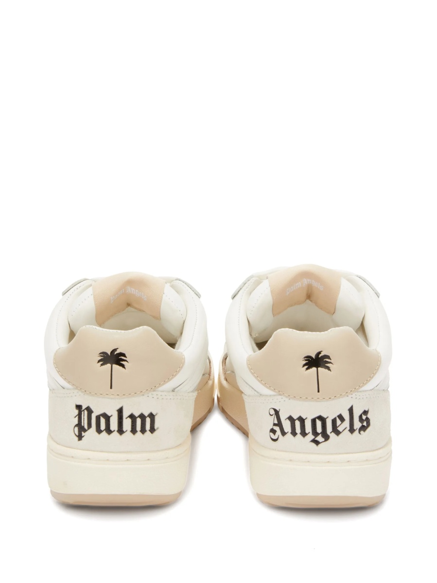 Sneakers Palm Angels University albi din piele - Img 3