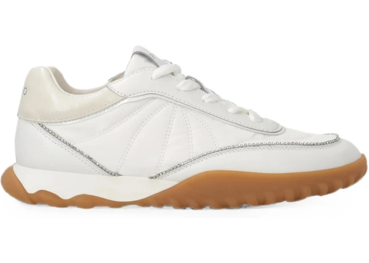 Sneakers Pinko albi din piele - Img 9