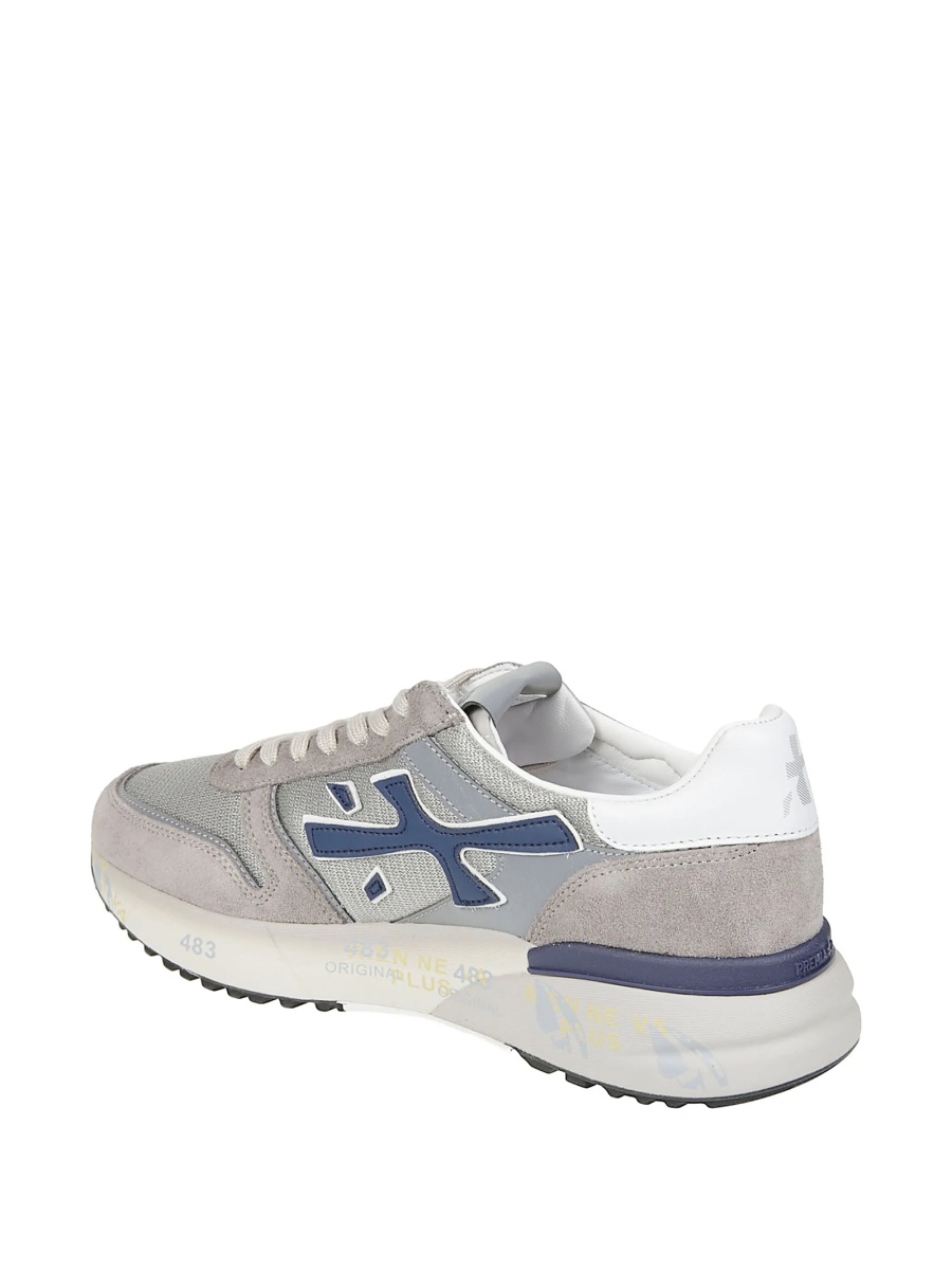 Sneakers Premiata gri din poliamida - Img 3