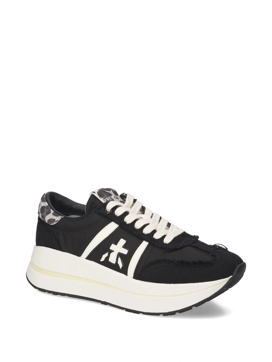 Sneakers Premiata negri din poliamida - Img 5