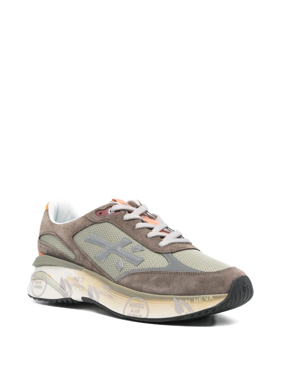 Sneakers Premiata neutri din poliamida si poliuretan - Img 2