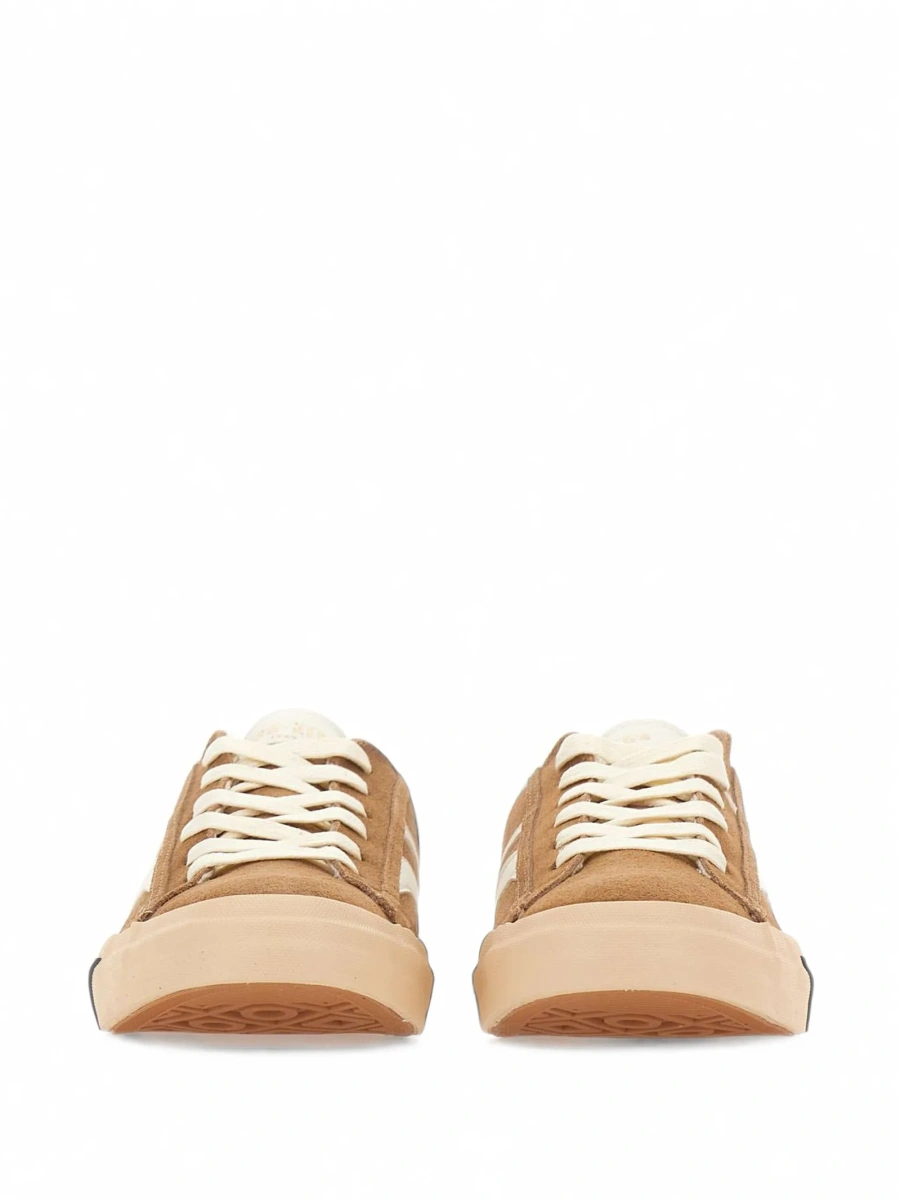 Sneakers Pro-Keds maro din piele intoarsa si piele - Img 3