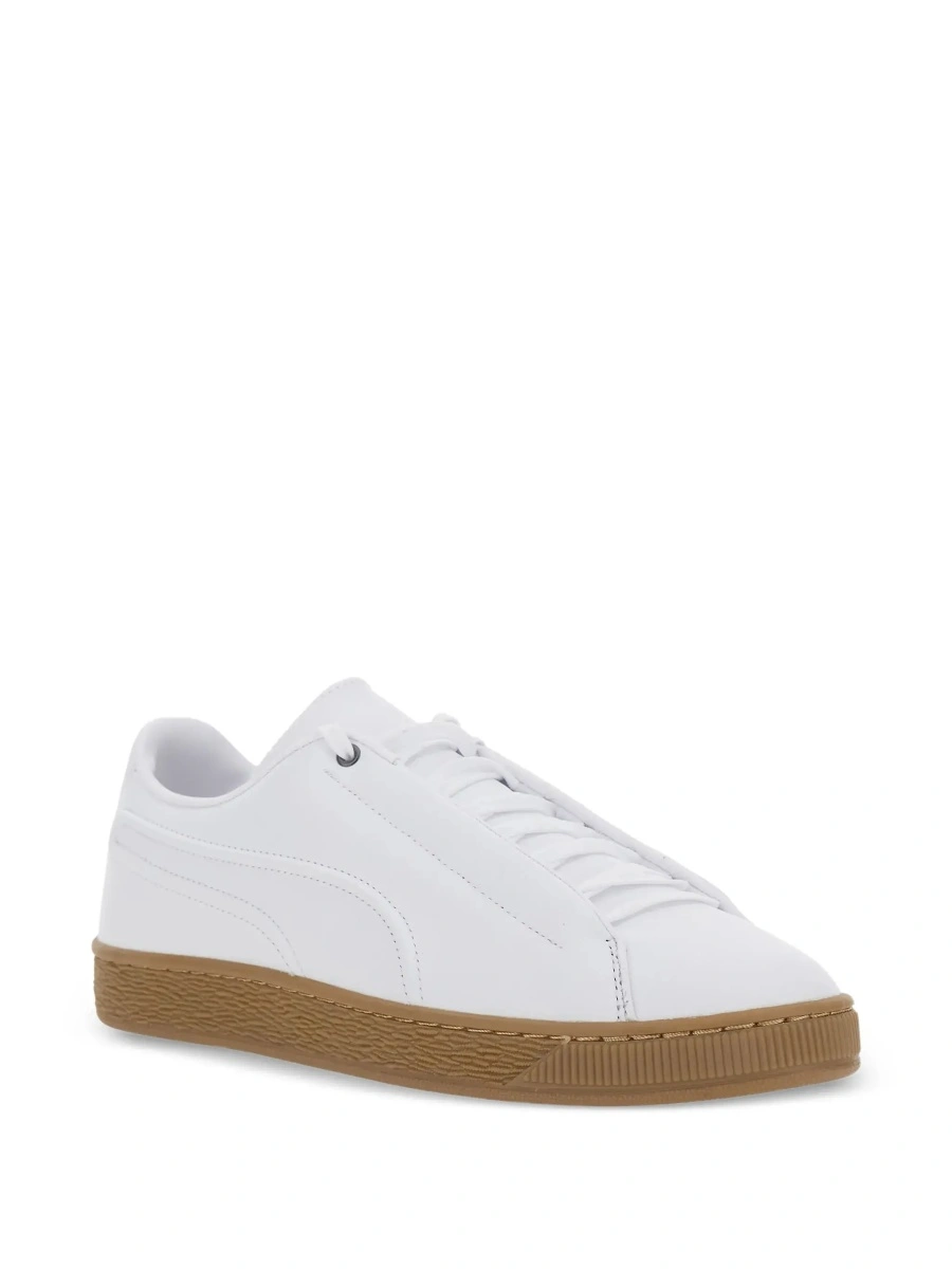 Sneakers PUMA albi din piele - Img 5