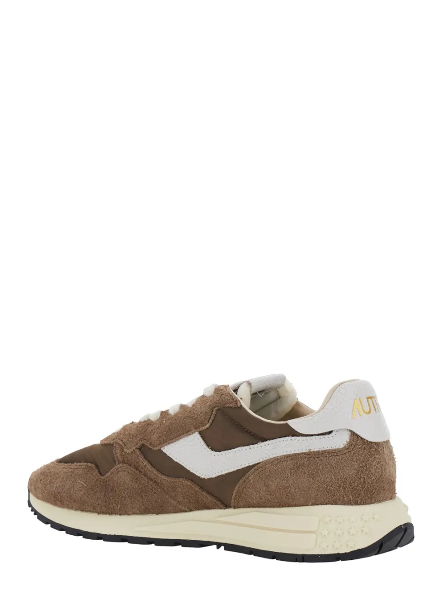 Sneakers 'Reelwind' Brown Sneakers with logo patch on the tongue in suede for men - Img 3