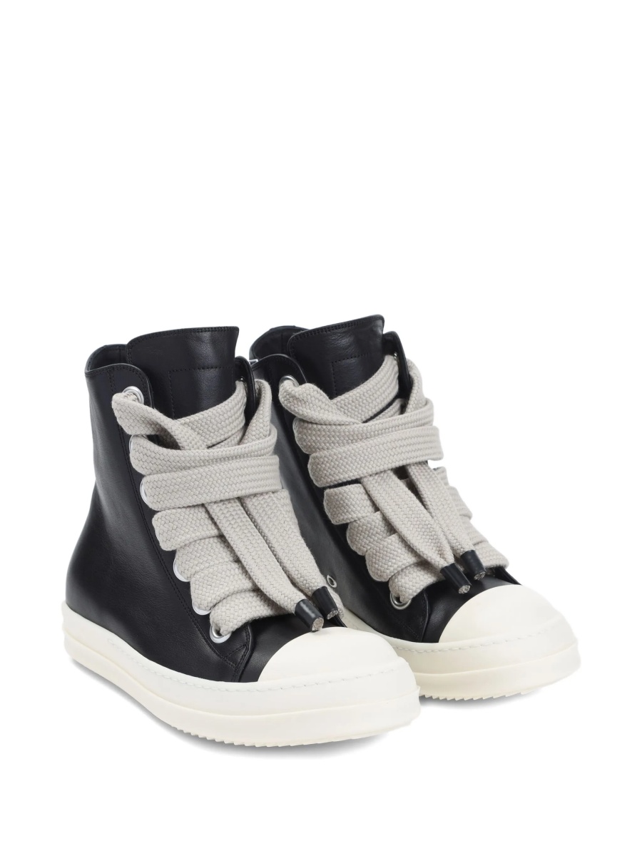Sneakers Rick Owens negri din piele - Img 2