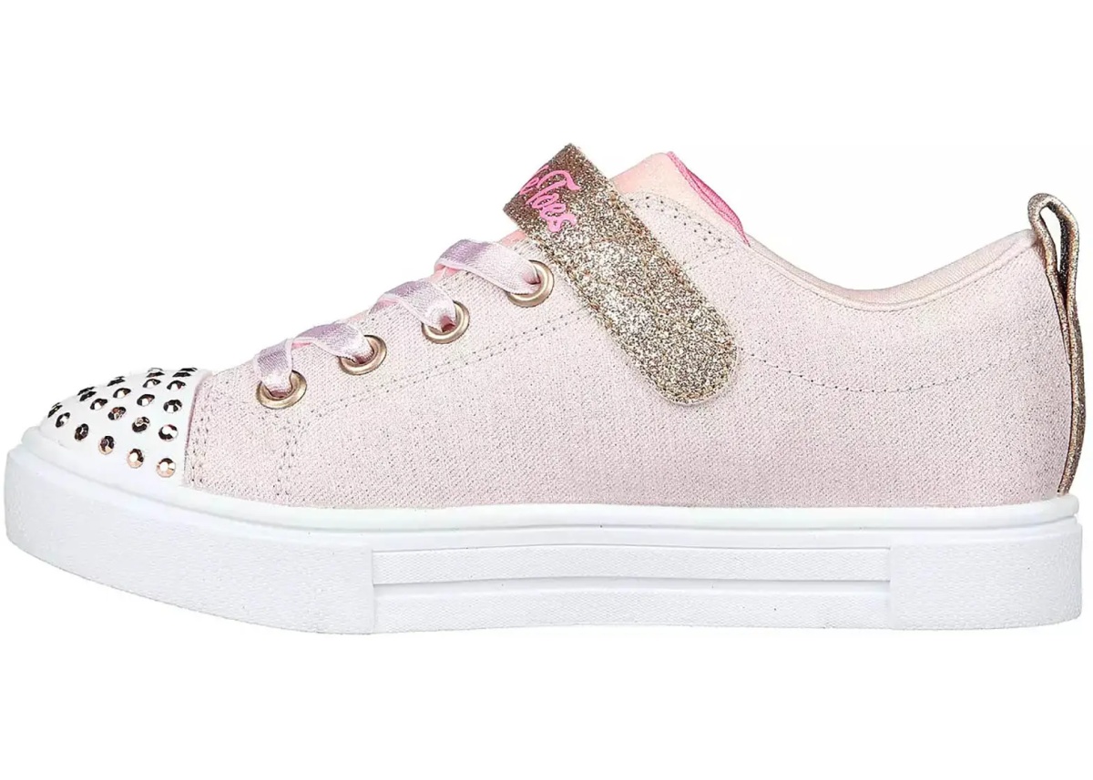 Sneakers S Lights® Twinkle Sparks Heather Charm LT Pink Rose Gold - Img 2