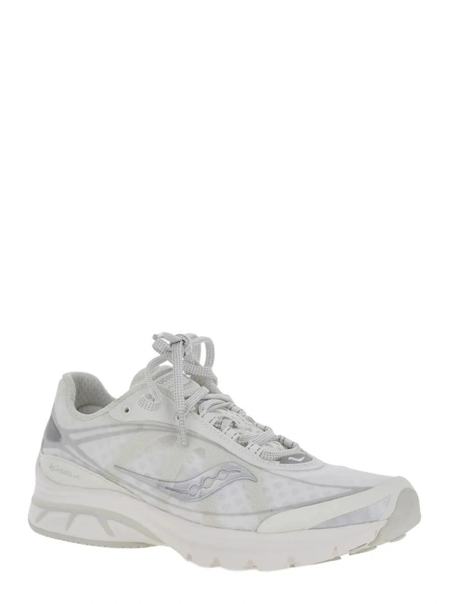 Sneakers Saucony albi din material textil 'KINVARA 1' - Img 2