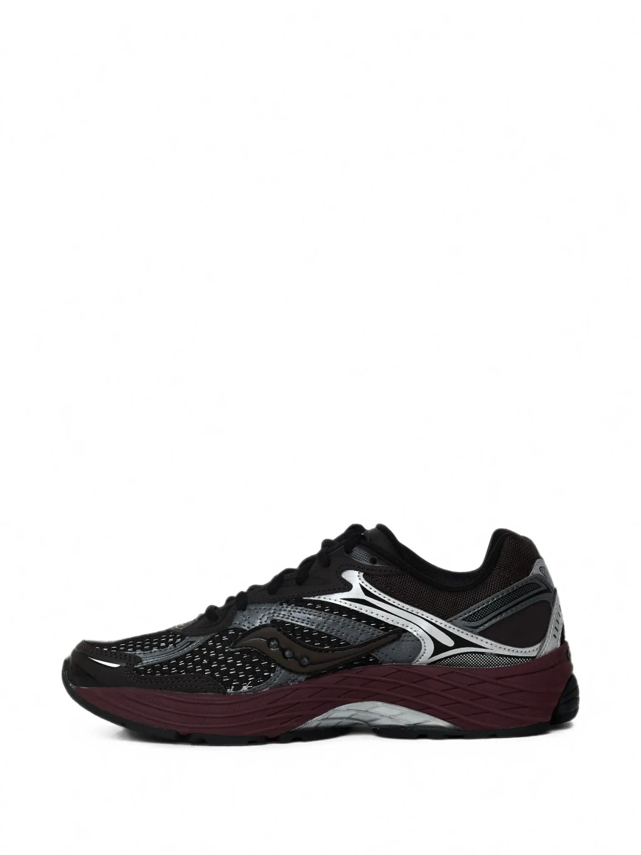 Sneakers Saucony maro din material textil - Img 6