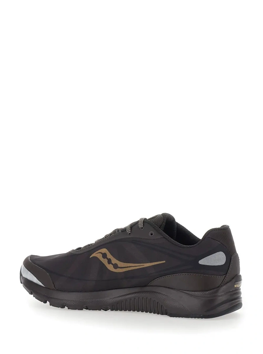 Sneakers Saucony maro din textil - Img 3