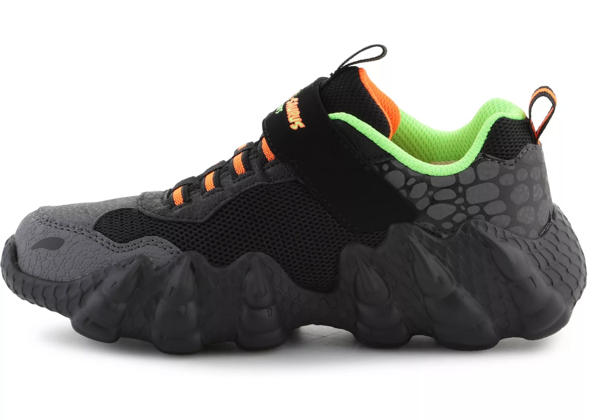 Sneakers Skech-O-Saurus - Rapid-Dino 400119L-BKLM Black/Lime - Img 4