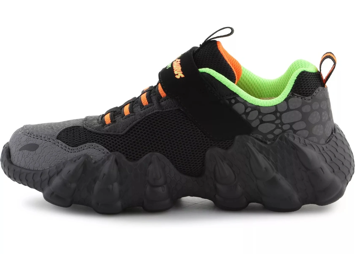 Sneakers Skech-O-Saurus - Rapid-Dino 400119L-BKLM Black/Lime - Img 4