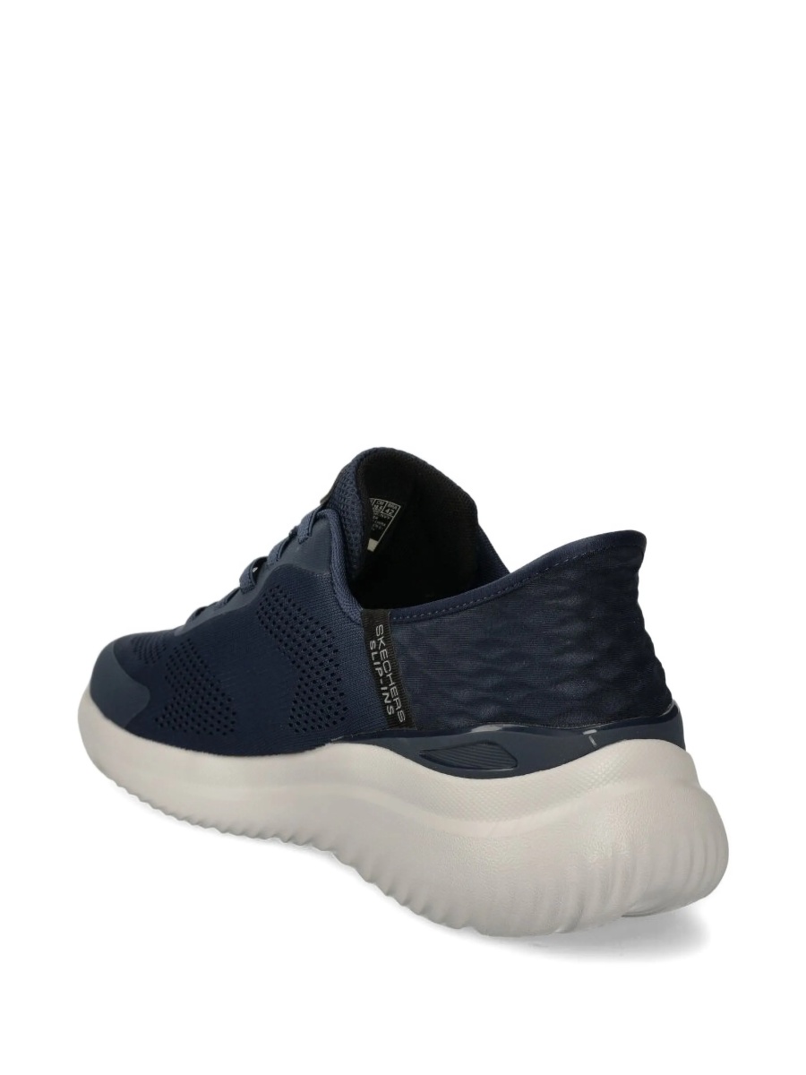 Sneakers SKECHERS albastri din material textil - Img 2