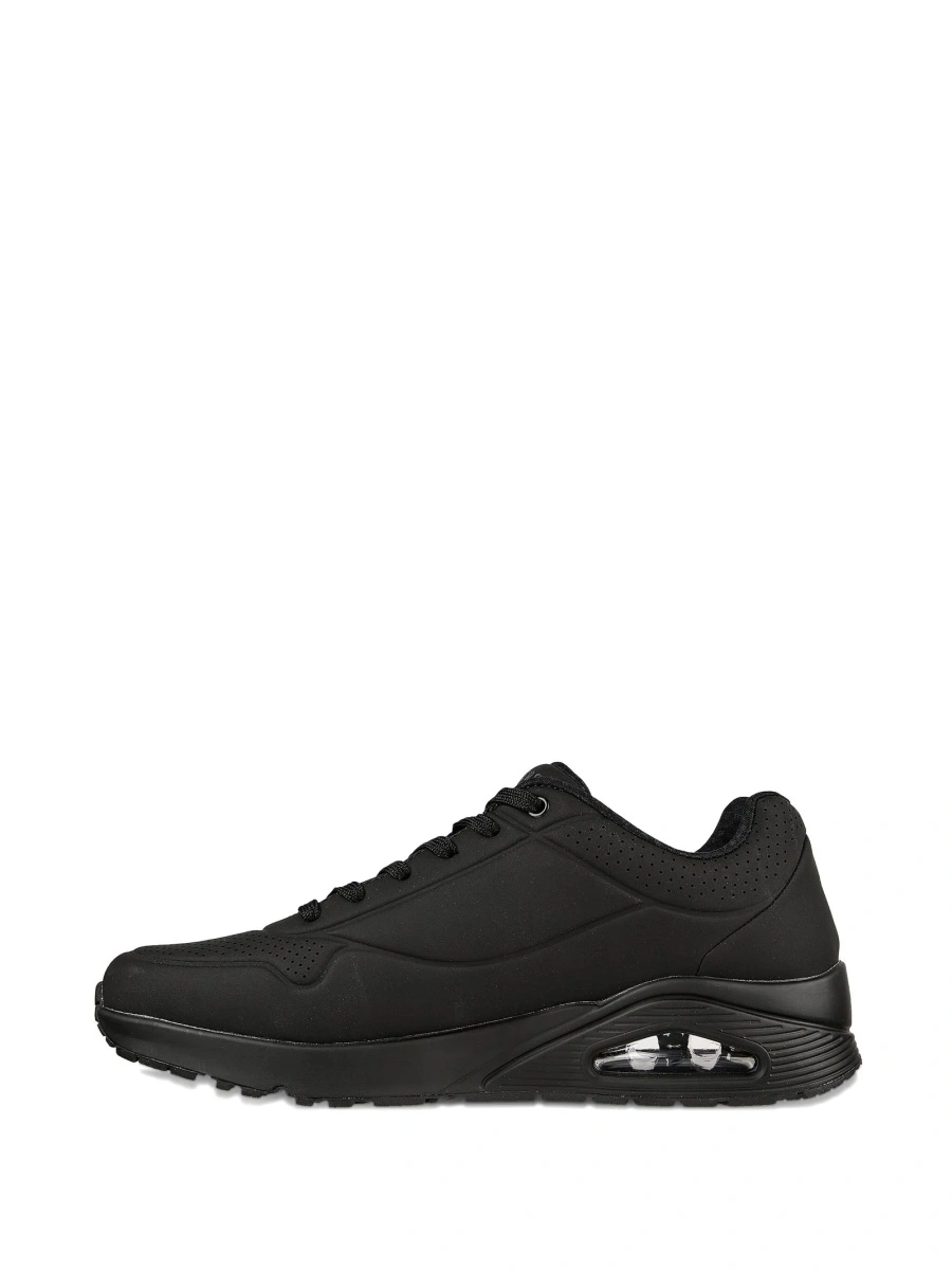 Sneakers SKECHERS negri din material textil si poliuretan - Img 4